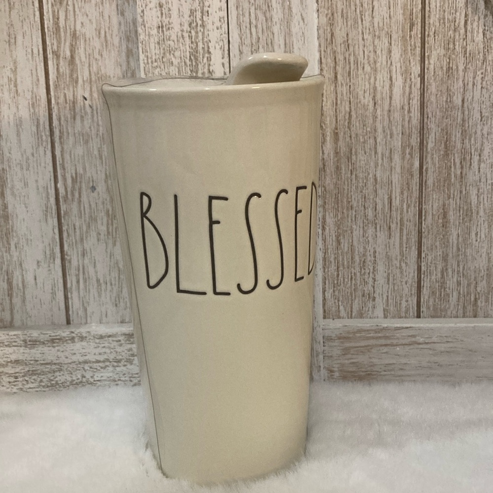 Rae Dunn Blessed Travel Tumbler